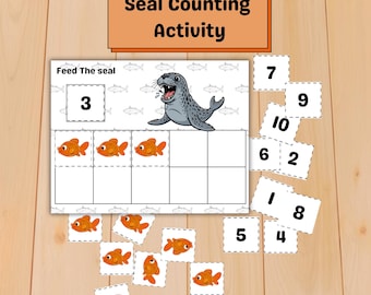 Counting Activity | Printable Math Game for Kids | Number Recognition and  Counting | Preschool Learning Center
