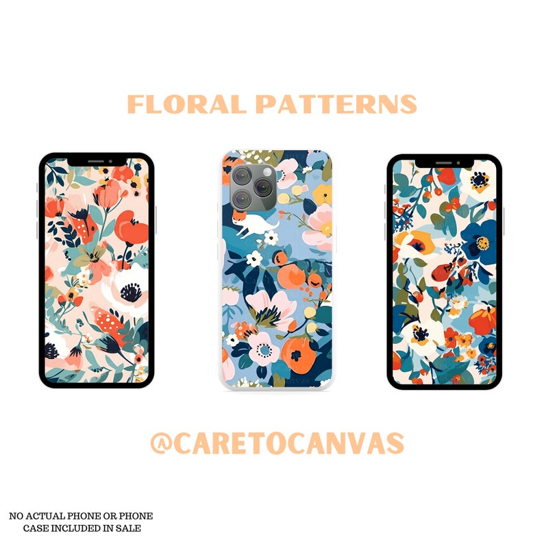 Digital Seamless Floral Surface Patterns | PERSONAL Use Only ...