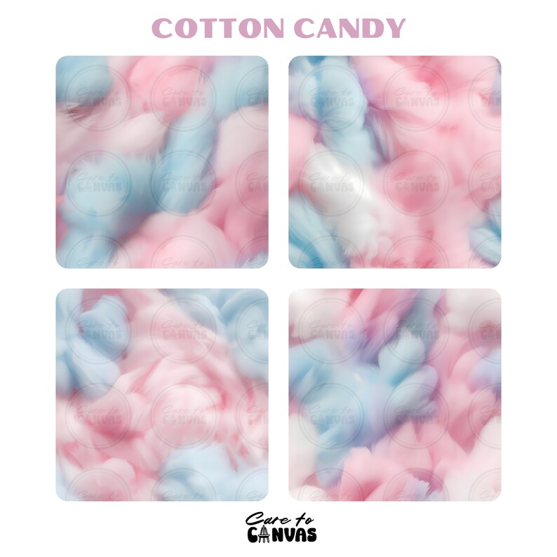 Digital Seamless Surface Patterns | Cotton Candy | PERSONAL Use Only ...
