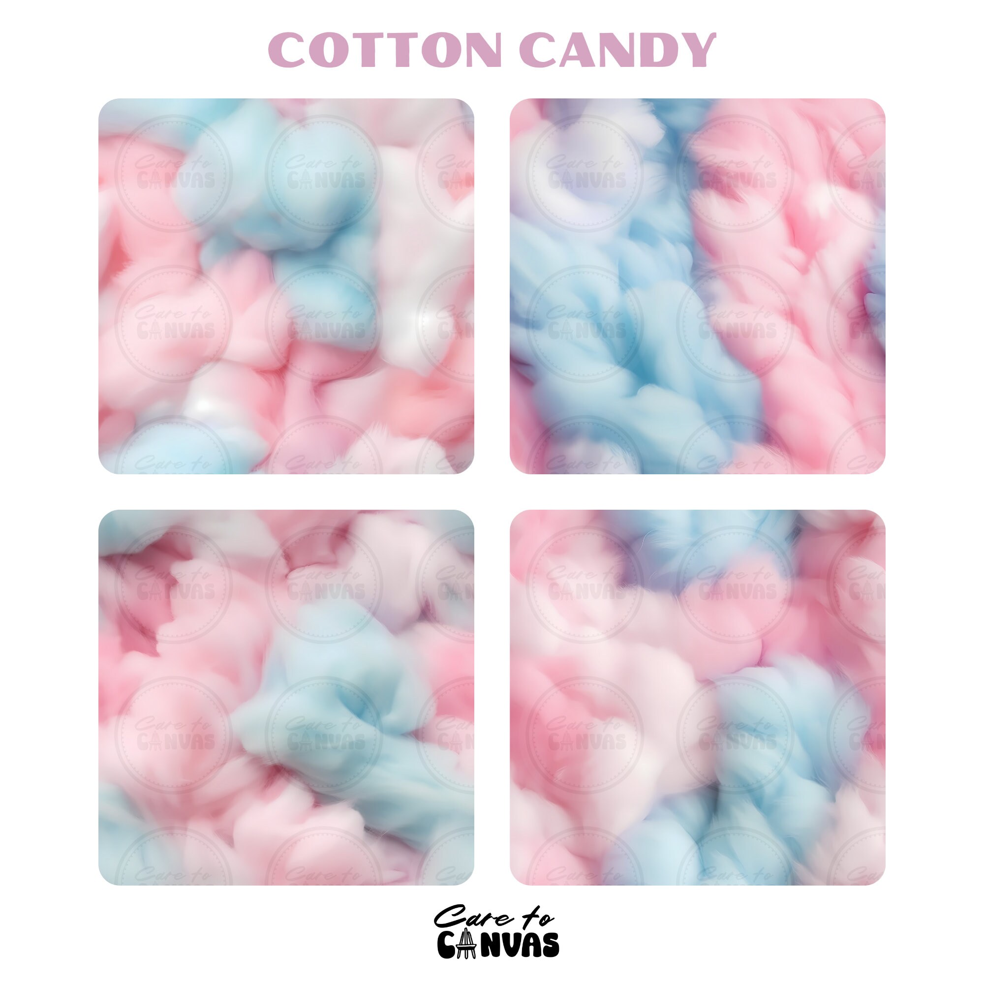 Digital Seamless Surface Patterns | Cotton Candy | PERSONAL Use Only ...