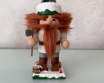 Quebra-nozes redondo curto de lenhador