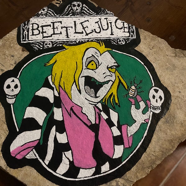 Beetlejuice Painting Etsy