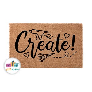 Doormat Create Welcome Mat New House Warming Gift For Her Outside Monogram Mat First House Minimalist Cute Doormat Housewarming Gift 5900*
