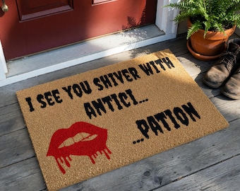 Funny Welcome Mat, Coir Doormat for Housewarming New Home Gift, Movie Quote Entrance
