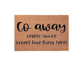 Funny Personalized Doormat, Custom Welcome Mat, Funny Door Mat, Housewarming Gift, Custom Doormat, Welcome Entryway Rug, Doormats