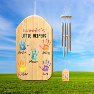 Mother's Day Gift for Nonnie Mothers Day Gift Personalized Gift Wind Chime Windchimes Nonnie Gift for Grandma Gift for Nonnie Gift 7272