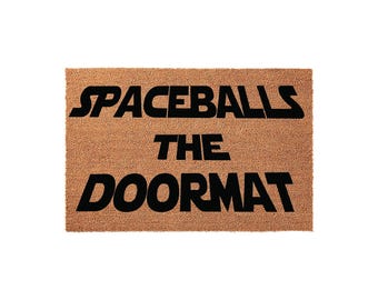 Funny Space Movie Parody Welcome Doormat, Front Porch Housewarming Gift