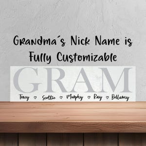 Farmhouse Grami Sign - Personalized Mother&#39;s Day Gift for Grandma 7414
