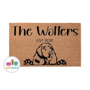 Custom Doormat - Cocker Spaniel Dog Doormat - Dog Dad - Dog Gift - Dog Gifts - Doormat - Dog Doormat - Dog Owner - Dog Mom Gift 7500