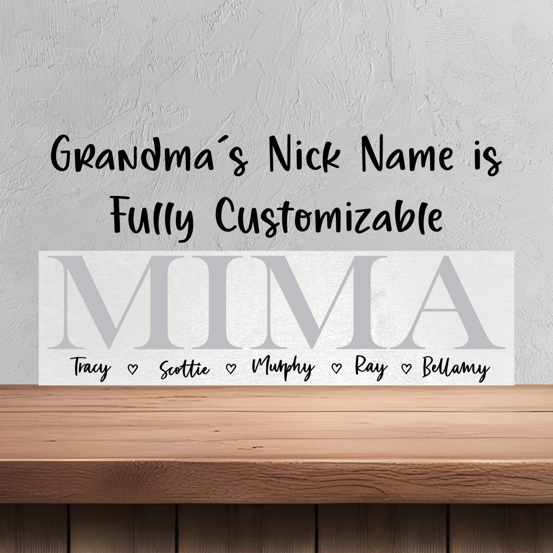 Personalized Gift for Mima Mother's Day Gift for Mima Mothers Day Gift ...