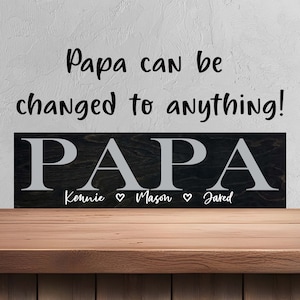 Fathers Day Gifts for Papa - Personalized Gift for Papa - Father's Day Gifts for Papa - Gift for Grandpa - Grampy - Grandpa - Pops - Popo