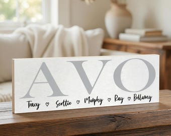 Personalized Family Name Sign, Custom Wood Sign, Last Name Anniversary Gift, Housewarming Gift, Wedding Personalized