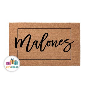 Custom Doormat - Custom Welcome Mat - Farmhouse Decor - Extra Large Doormat - Closing Gift - New Home - Custom Gift - Gift For Couple 3378