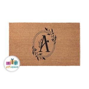 Simple Victorian Doormat | Welcome Mat | Wedding Door Mat | Housewarming Gift | New Home Gift | Cute Home Decor | Home Gift Decor 3391