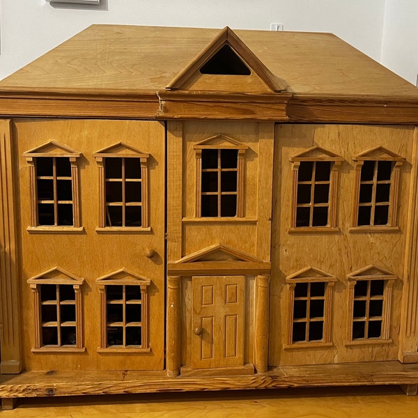 Wooden Dollhouse Etsy