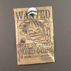 one piece law hat fridge magnet