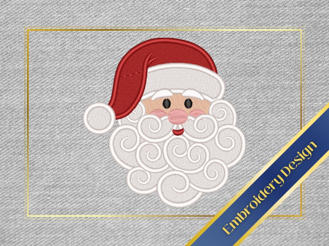 Embroidery Design Rocker Santa Santa Embroidery Design - Etsy