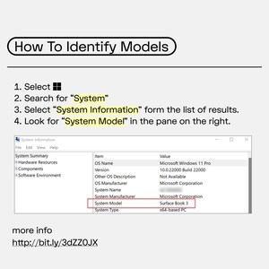 a screenshot of a web page with the text how to identify models