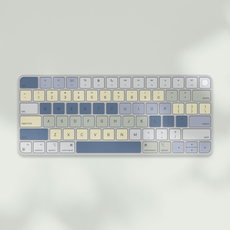 Subtle Cold Color Shift Key Stickers for Magic Keyboard | Tranquil ...