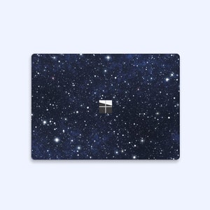 Skin adhésive d'ordinateur pour ordinateur portable Surface de la poussière cosmique | Skin pour livre Surface Nébuleuse | Sticker protecteur de surface ciel étoilé | Housse pour ordinateur portable Space Odyssey Surface