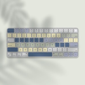 Subtle Cold Color Shift Key Stickers for Magic Keyboard | Tranquil ...