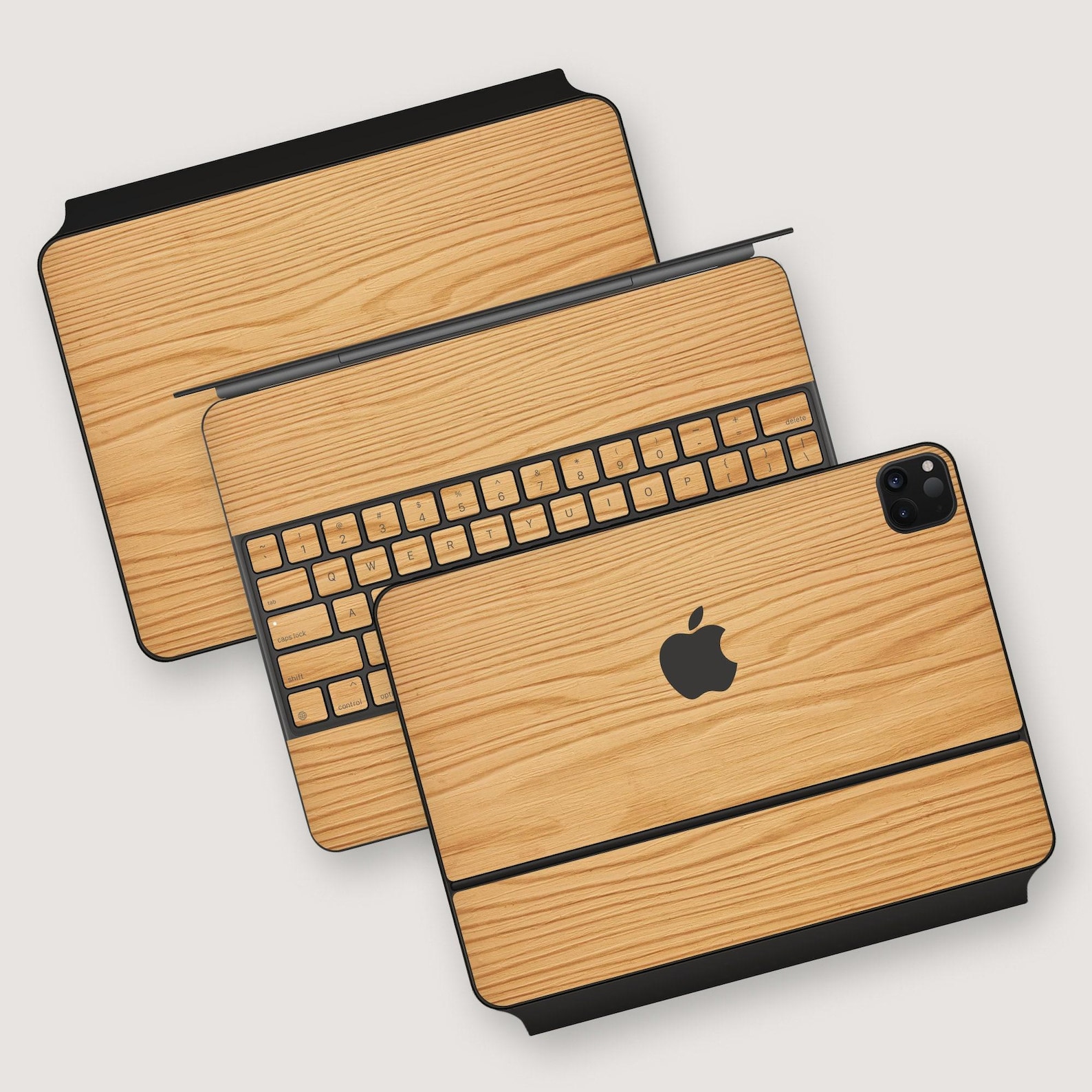 Natural Wood iPad Magic Keyboard Protective Skin | Classic Design Magic ...