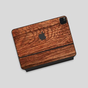 Classic Wooden Texture Skin for Magic Keyboard for iPad Pro | Warm Rustic Wood Grain iPad Magic Keyboard Decal | Vintage Timber iPad Skin