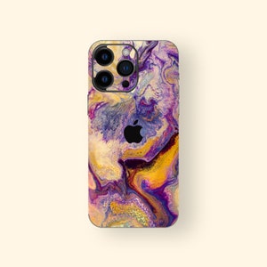Künstlerische Design iPhone Hülle | iPhone Aufkleber | Abstrakte iPhone Hülle | Einzigartiger Stil iPhone Schutzhülle