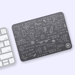 Math Formulas Magic Trackpad Clear Skin | Educational Graphics Transparent iMac Magic Trackpad Decal | Nerd Scholarly Apple Sticker Design