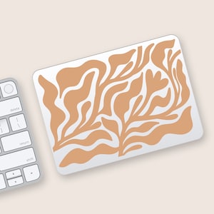 Contemporary Aesthetic Magic Trackpad Clear Skin | Nature-Inspired Art Magic Trackpad Decal | Minimalist Plant Design Magic Trackpad Skin