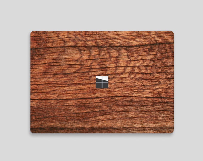 Timber Classic Skin for Surface Book and Surface Laptop | Natural Wood Texture Surface Laptop Decal | Rustic Woodwork Surface Book Decal