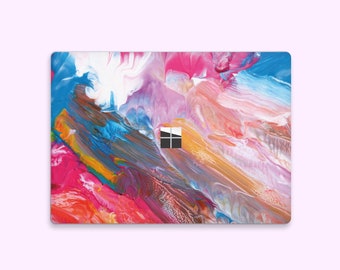 Fluid Artistry Surface Book Skin | Dynamic Look Surface Laptop Skin | Radiant Waves Laptop Decal | Dynamic Hues Surface Book and Laptop Skin