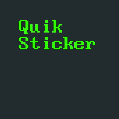Quick One Sticker QuikSticker - Etsy