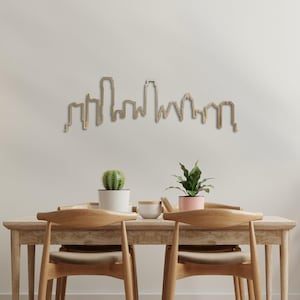 3D Printed Austin Skyline Wall Art | Modern Texas Cityscape | Minimalist Home & Office Decor