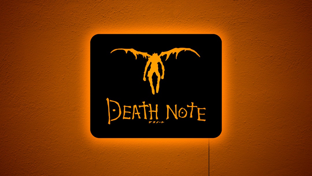 Death Note Ryuk Ryuk Anime Wall Decor Anime Wall Sign Manga - Etsy