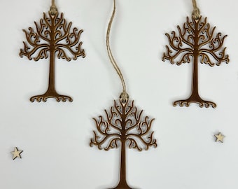 Signore Degli Anelli - Albero Di Gondor - Toppa Ricamata - Foto 6