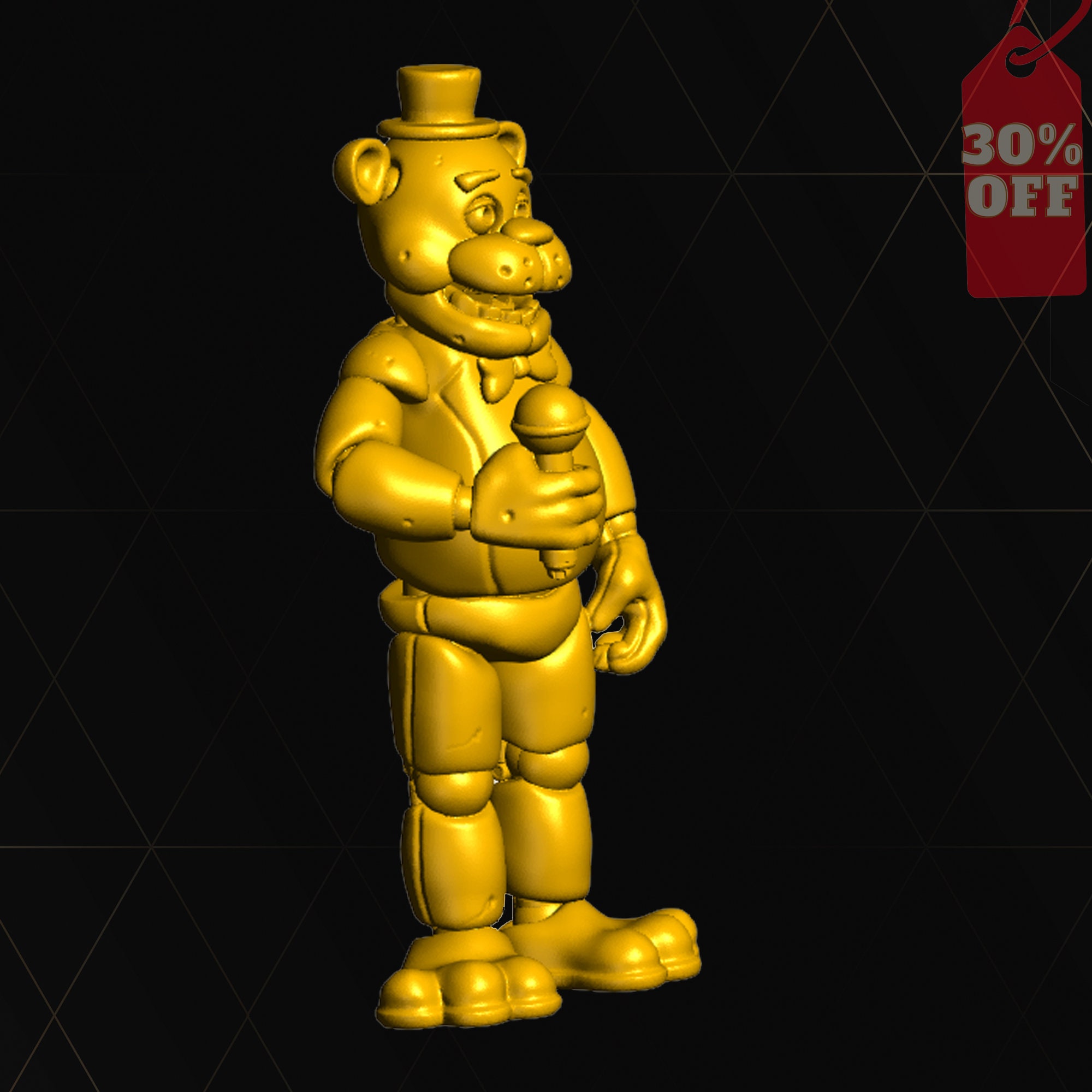 Fnaf Freddy Fazbear Five Nights at Freddys 3D Printing - Etsy Australia