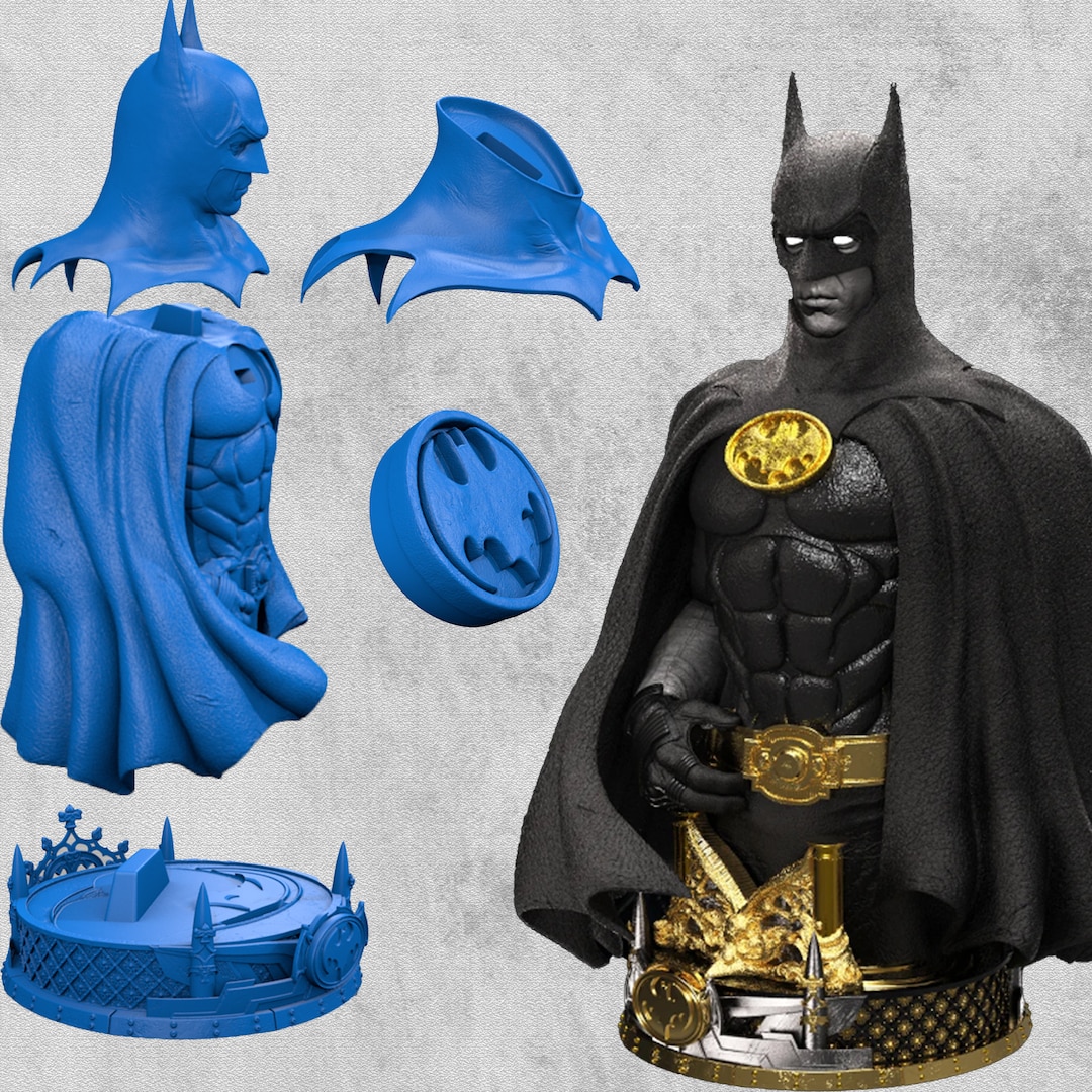 Batman 3d Print Batman Stl Files the Batman Stl Stl - Etsy