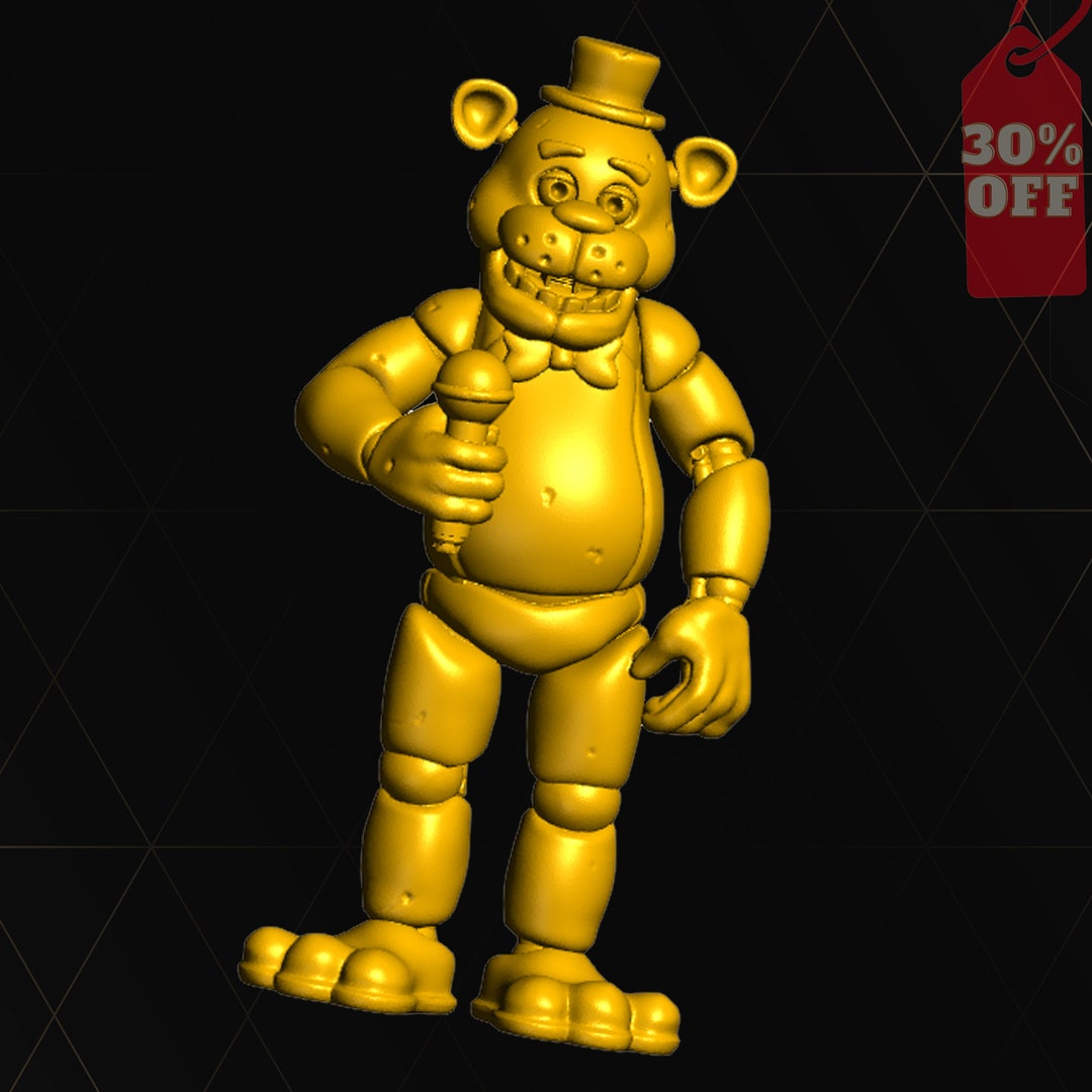 Fnaf Freddy Fazbear Five Nights at Freddys 3D Printing - Etsy Australia