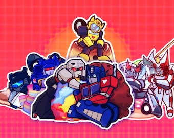 Transformer Sweet Stickers! |OpLita|SkyStar|WaveWave|MegOp