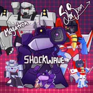 Transformer Stickers! | Starscream|Ratchet|Prowl+ More