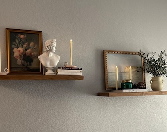 Custom Wood Floating Shelves | Rustic Wood Shelves