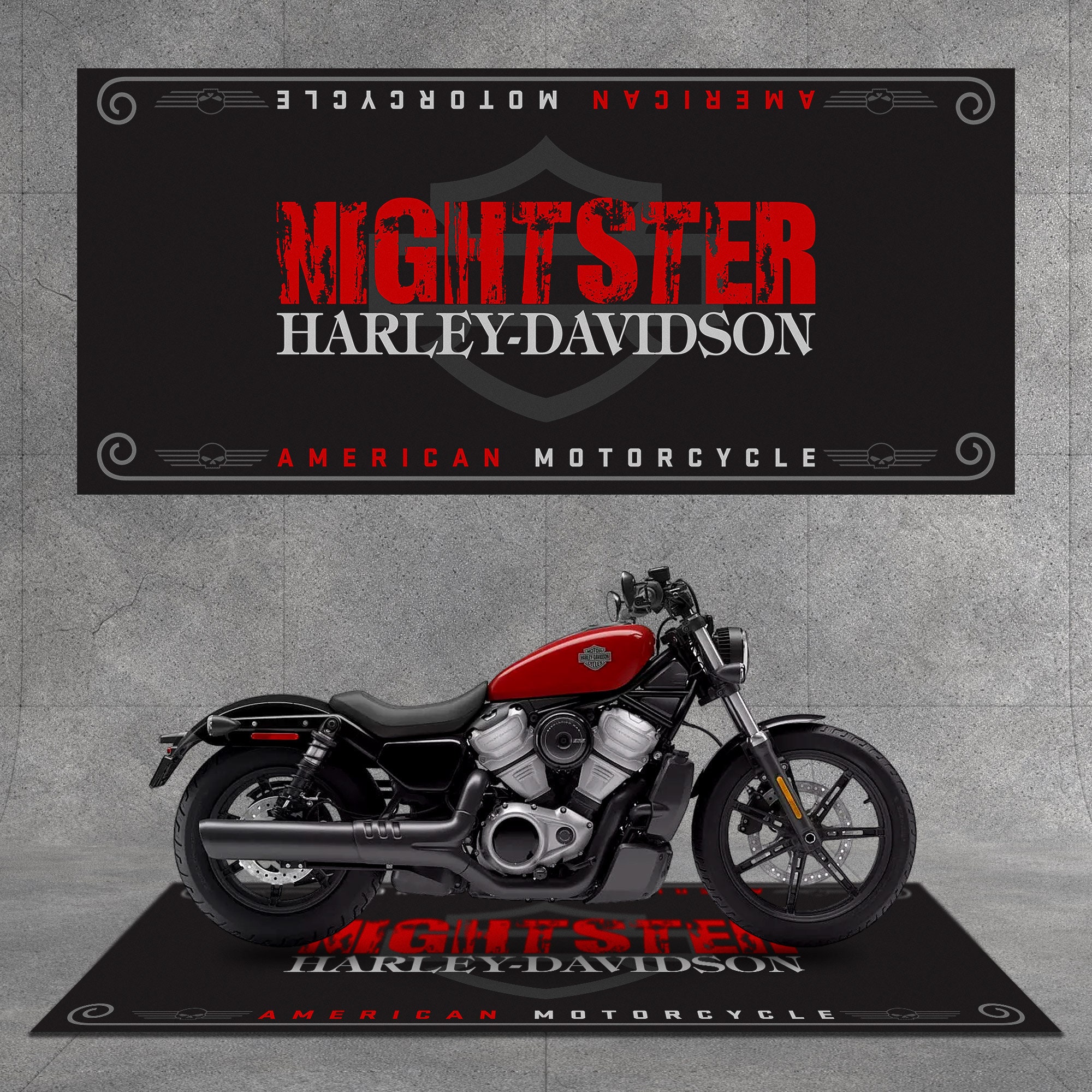 Harley Davidson Indian Motorbikes Abat-jour pour lampes de table