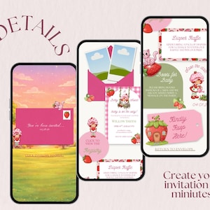 A Berry Sweet Baby Is On The Way | Baby Shower Website | Editable Canva image 3