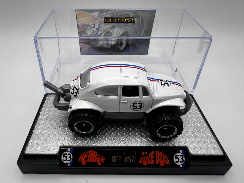 LUCKY DIECAST 1:24 VW Maggiolino/Maggiolino Herbie The Love Bug #53 EUR 26,95 - IT - Foto 4