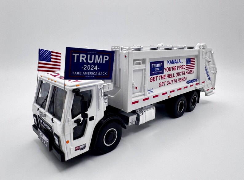President Trump Inauguration Garbage Supporters Diecast Truck 2025 ...
