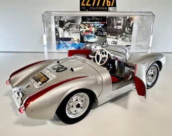 Custom 1/18 Scale Diecast 1955 Porsche 550 A Spyder James Dean