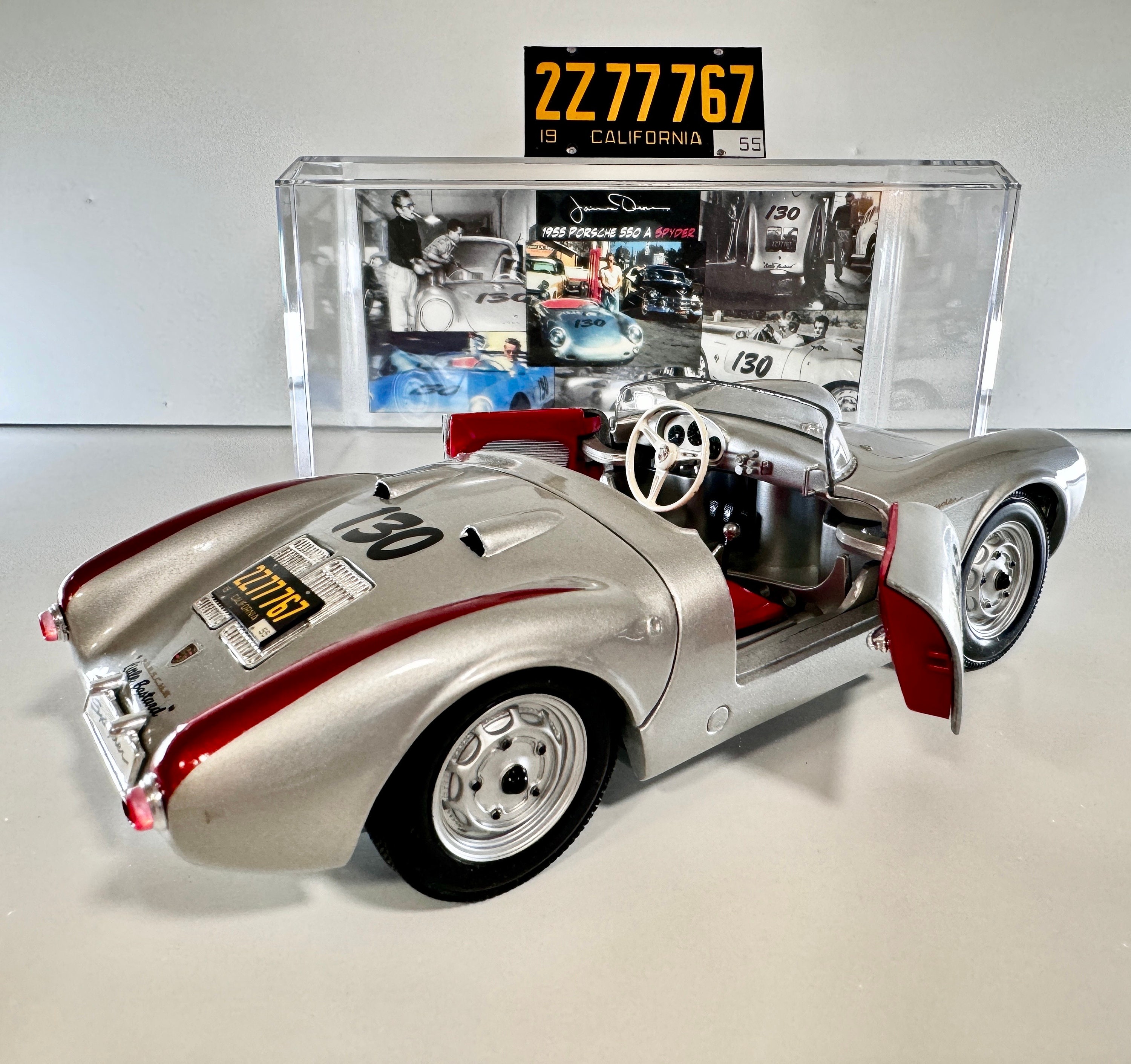 Porsche 550 A Spyder 1/18 ジェームスディーン限定品 ポルシェ 550 RS スパイダー ジェームズ ディーン フィギュア