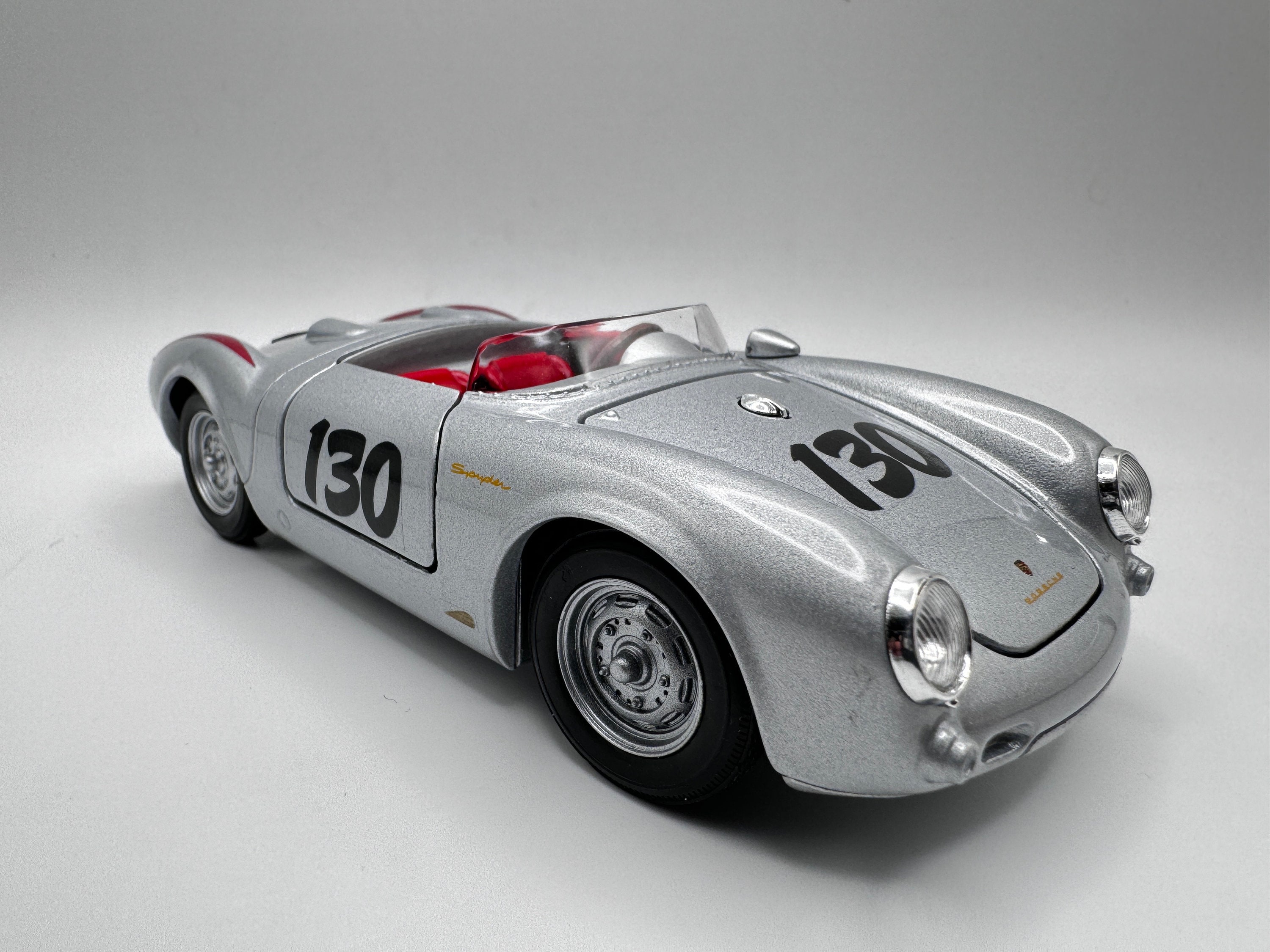 Custom 1/24 Scale Diecast Porsche 550 A Spyder James Dean Death