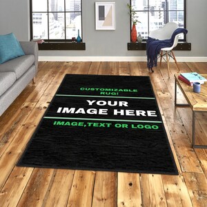 Tapis personnalisé, marchepied, tapis de couloir, cadeau de pendaison de crémaillère, tapis personnalisés, tapis avec logo, tapis moderne, tapis de salle à manger, tapis pour porte d'entrée